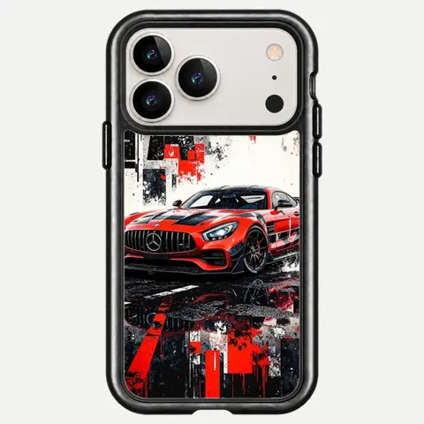 Design AMG GT Red Street Poster