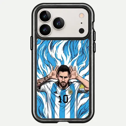 Design Fotbal - Blue Flame Art