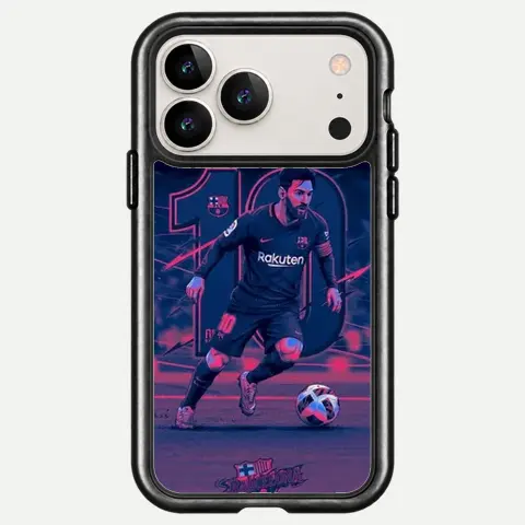 Design Fotbal - Neon Barcelona