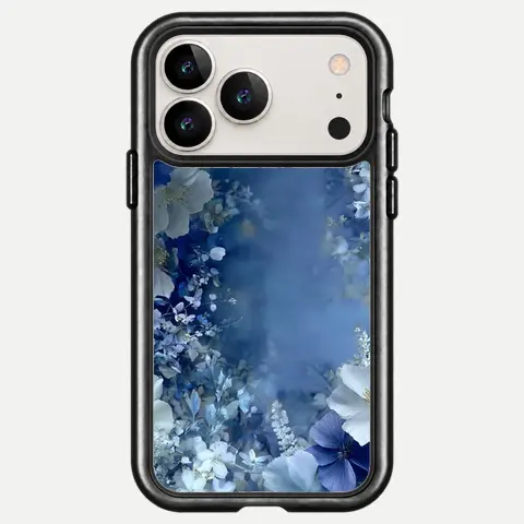 Design Blue Blossom Mist Frame
