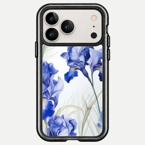 Design Blue Iris Watercolor