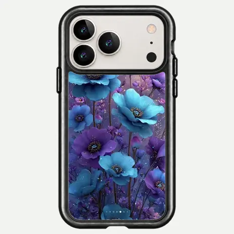 Design Blue Poppy Lavender Garden