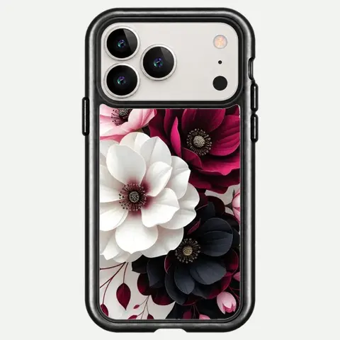 Design Burgundy Magnolia Elegance