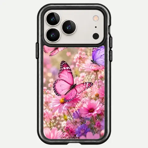 Design Butterfly Pink Meadow Sunrise