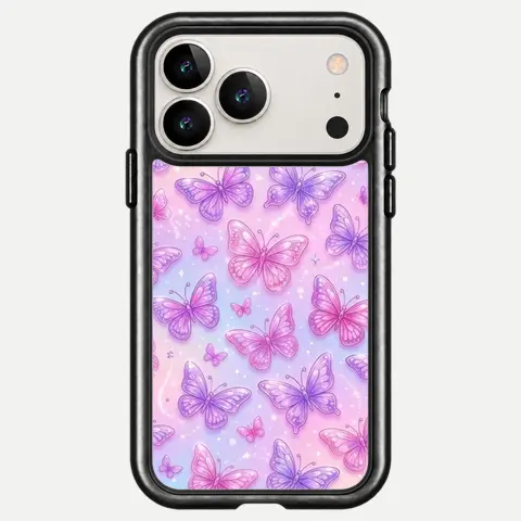 Design Candy Pink Butterfly Print