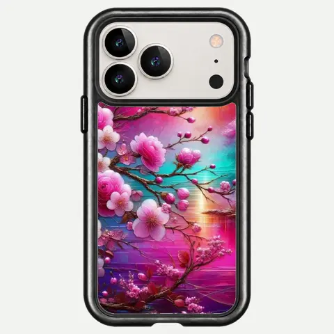 Design Cherry Blossom Sunset Lagoon