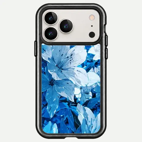 Design Glacial Blue Blossoms