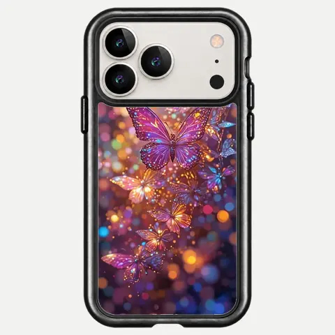 Design Golden Butterfly Bokeh