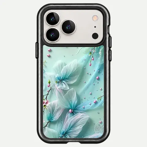 Design Mint Satin Butterflies
