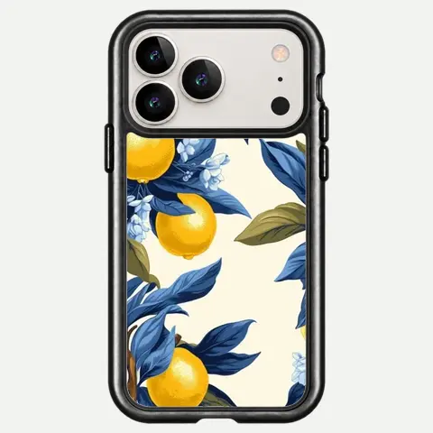Design Navy Lemon Branches