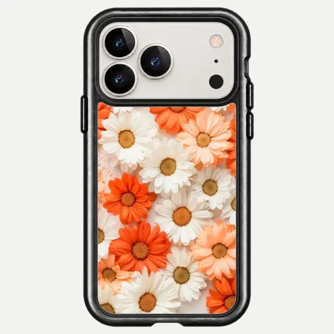 Design Peach Cream Daisy Carpet
