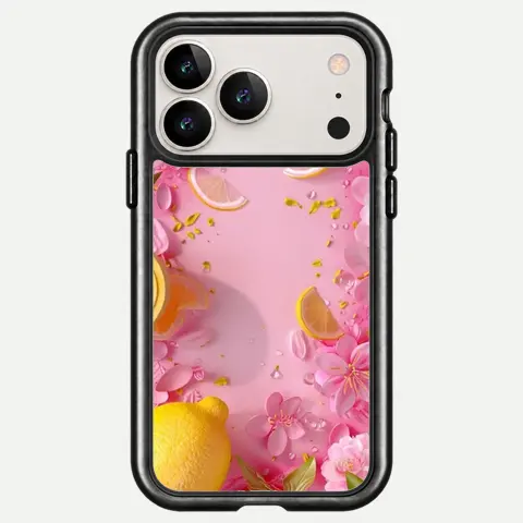 Design Pink Citrus Petal Splash