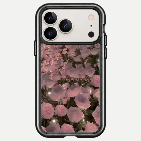 Design Pink Flower Twilight Field