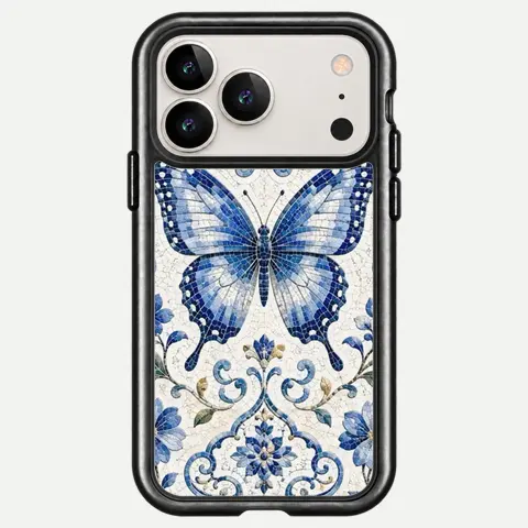 Design Porcelain Butterfly Crest