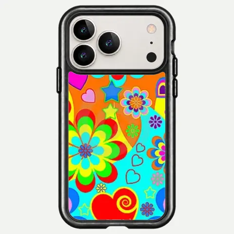Design Psychedelic Flower Joy