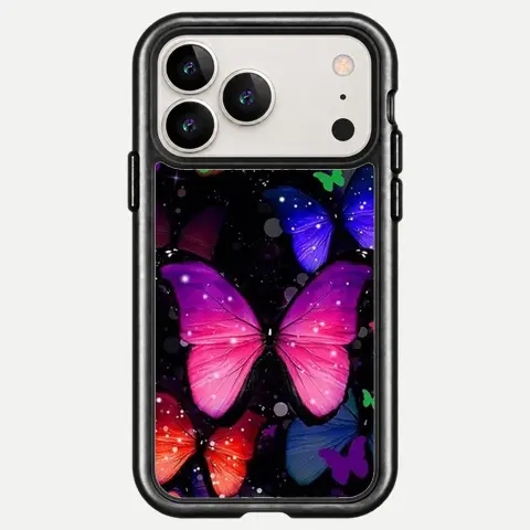 Design Rainbow Starlit Butterflies