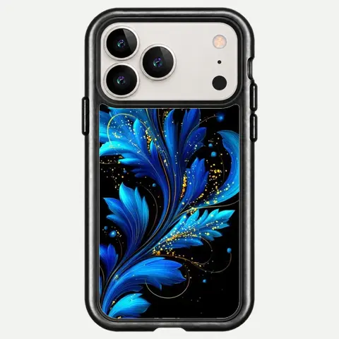 Design Sapphire Floral Feather
