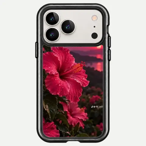 Design Scarlet Hibiscus Twilight