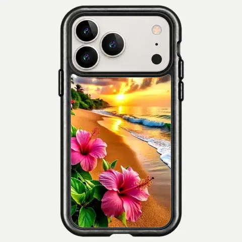 Design Tropical Hibiscus Sunrise