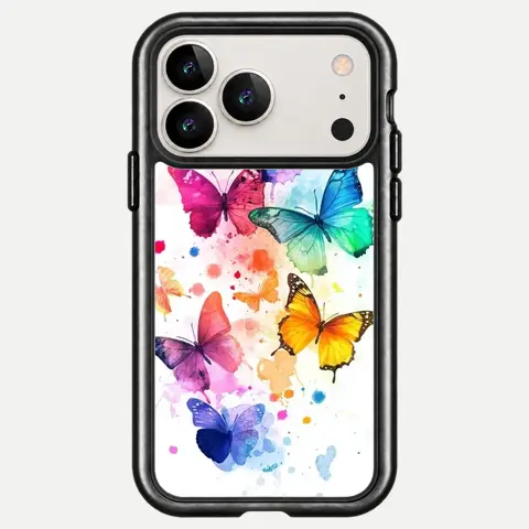Design Watercolor Rainbow Wings