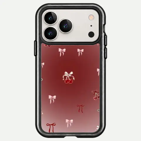 Design Burgundy Bow Haze