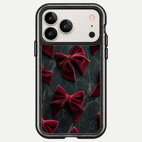 Design Burgundy Velvet Bows