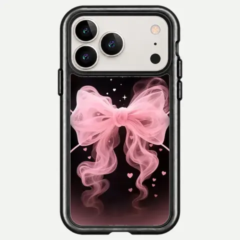 Design Pink Smoke Bow