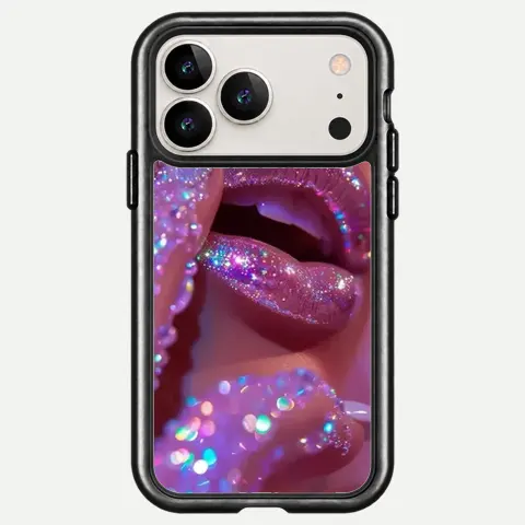 Design Purple Glitter Shush