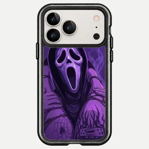 Design Purple Neon Scream