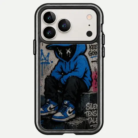 Design Blue Hoodie Street Code