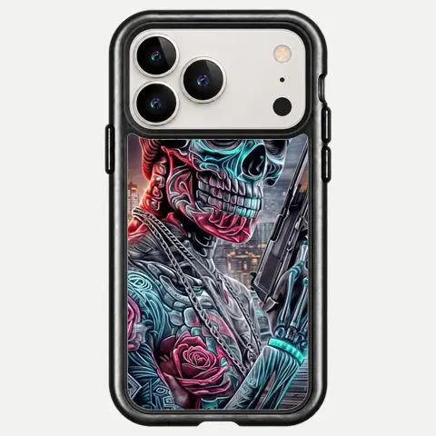 Design Neon Skeleton Outlaw