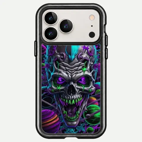 Design Neon Skull Cosmos