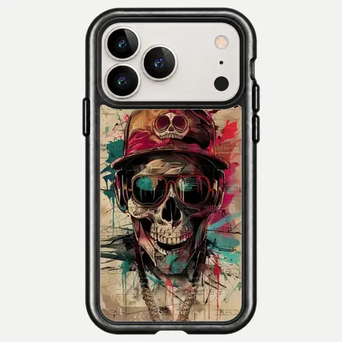Design Vintage Paint Skull