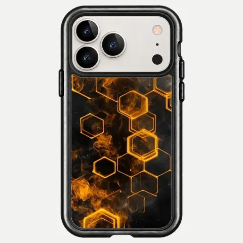 Design Amber Honeycomb Smoke