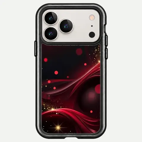 Design Crimson Gold Wave