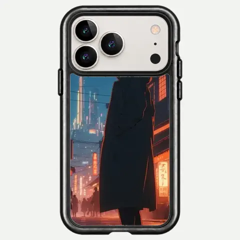 Design Neon Anime Street
