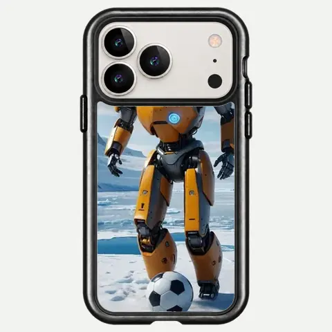 Design Yellow Soccer Bot