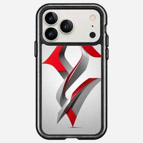 Design Red Slash Logo