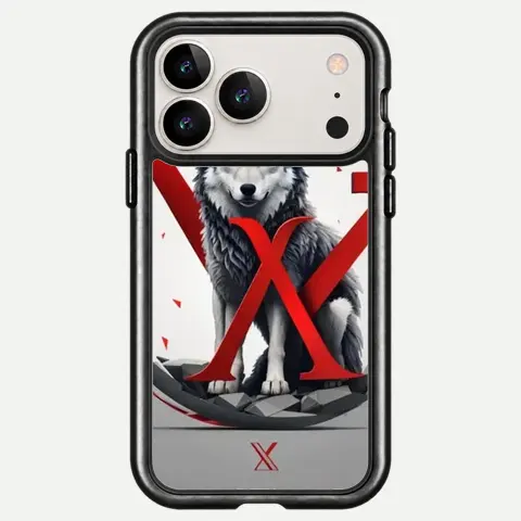 Design Wolf X Badge