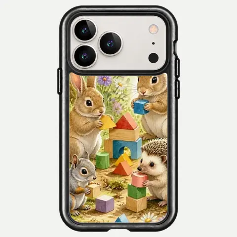 Design Spring Blocks Bunnies