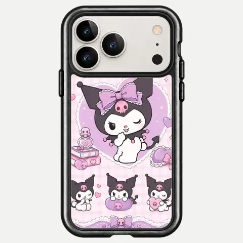 Design Kuromi Pastel Gingham