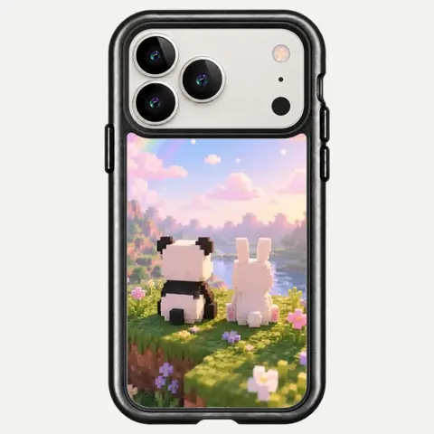 Design Rainbow Panda Friends