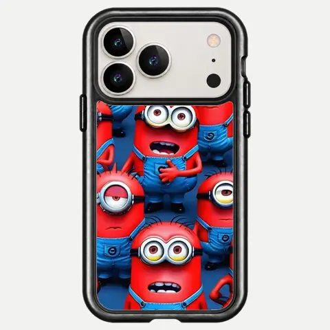 Design Red Suit Minion Pattern