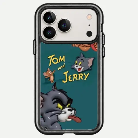 Design Teal Tom Jerry Poster