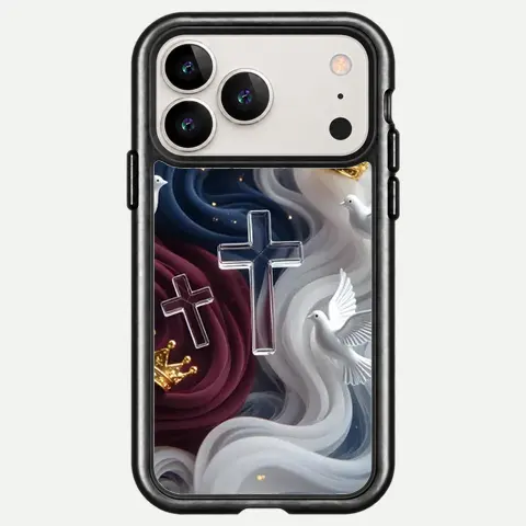 Design Crowned Cross Marble