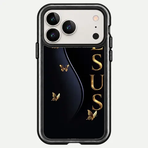 Design Jesus Golden Butterfly