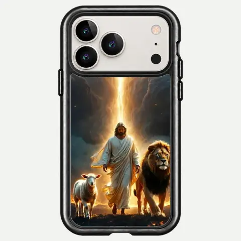 Design Shepherd Lion And Lamb